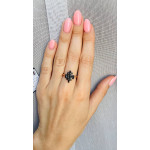 Срібна каблучка з фіанітом Kript-20