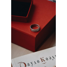 Срібна каблучка з фіанітом S153-10