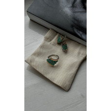 Срібна каблучка з фіанітом Laguna-73