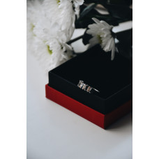 Срібна каблучка з фіанітом S134-2074