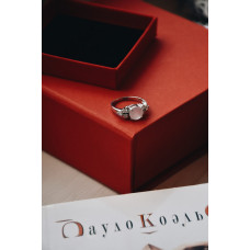 Срібна каблучка з фіанітом 029CZ-4510