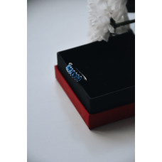 Срібна каблучка з фіанітом S134-30