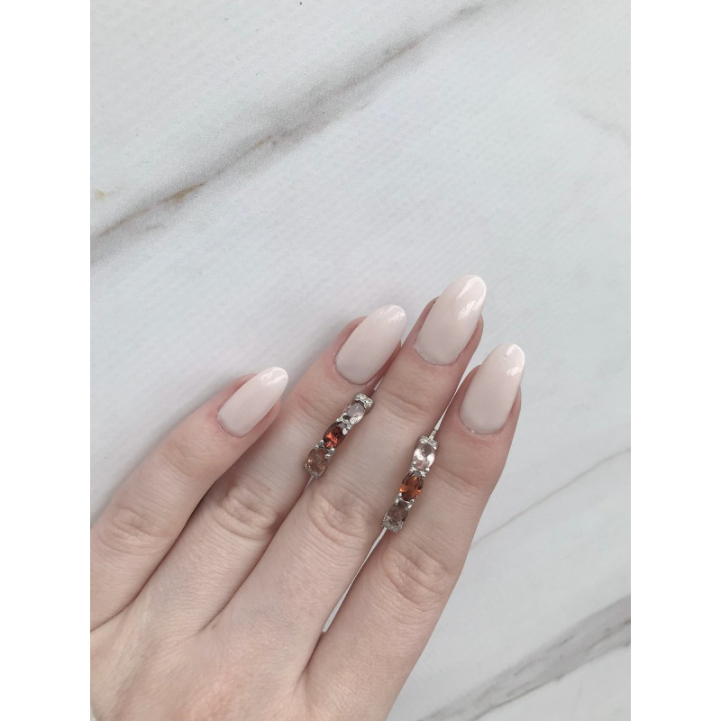 Срібні сережки з турмаліном 031-6510