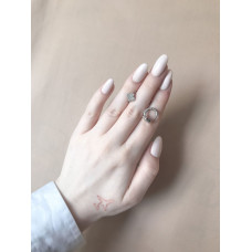 Срібні сережки з фіанітом S001-74