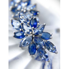 Срібні сережки з фіанітом 195CZ-3137