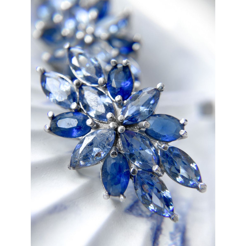 Срібні сережки з фіанітом 195CZ-3137 