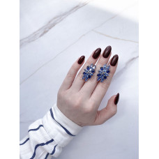 Срібні сережки з фіанітом 195CZ-3137