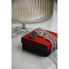 Срібні сережки з фіанітом Epatazh-20