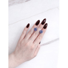 Срібні сережки з фіанітом S045-31