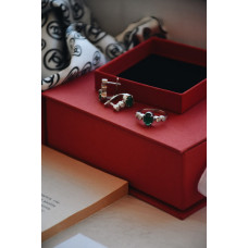 Срібні сережки з фіанітом 136CZ-7310