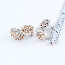 Срібні сережки з фіанітом 217CZ-7410