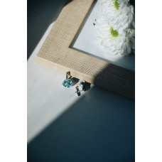 Срібні сережки з фіанітом 148CZ-3910