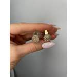 Срібні сережки з фіанітом Berry-74