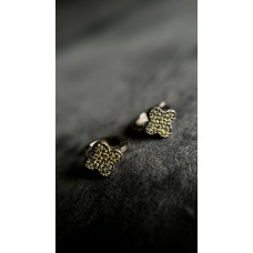 Срібні сережки з фіанітом S001-77