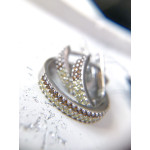 Срібні сережки з фіанітом S051-7776