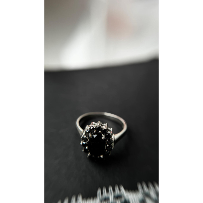 Срібна каблучка з фіанітом 012CZ-20