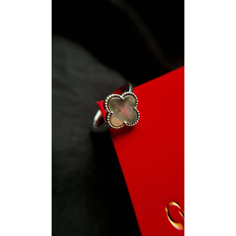 Срібна каблучка з перламутром S122-91