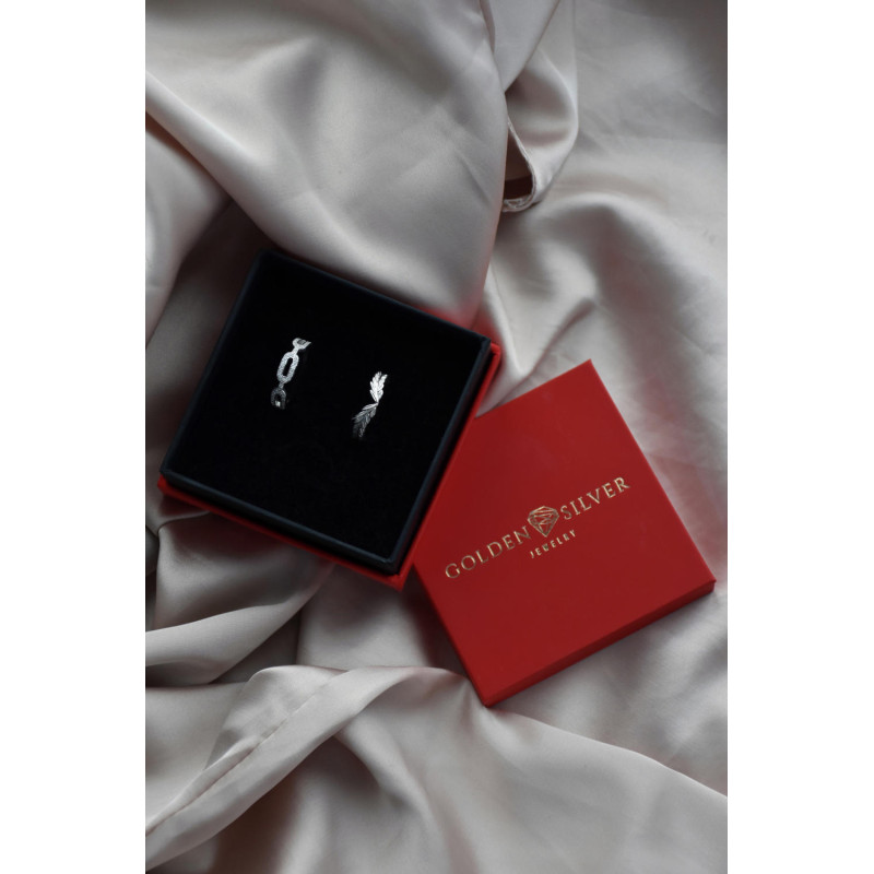 Серебряное кольцо без камней S041