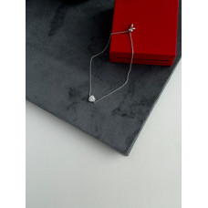 Срібний браслет з мусанітом TRM-03-010