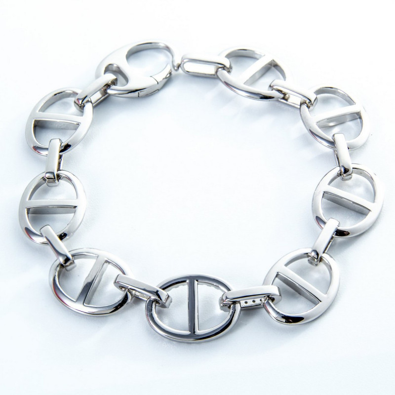 Срібний браслет зі вставками фіанітів 03-00022-10 