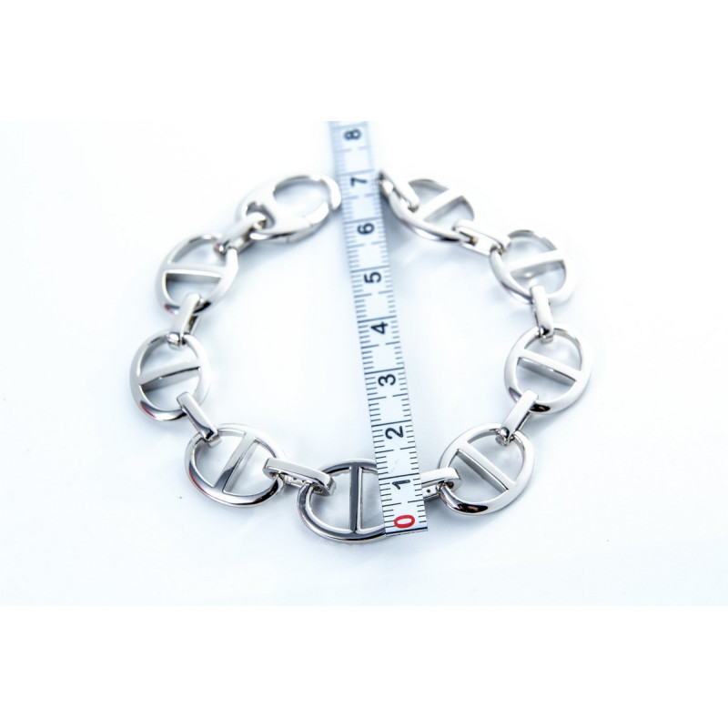 Срібний браслет зі вставками фіанітів 03-00022-10 